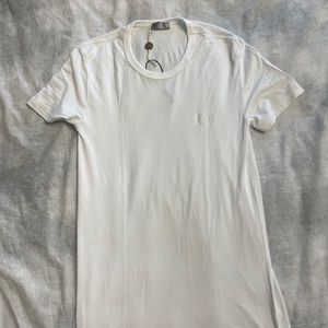 White Elastic Dior T-shirt Size: Medium   Used